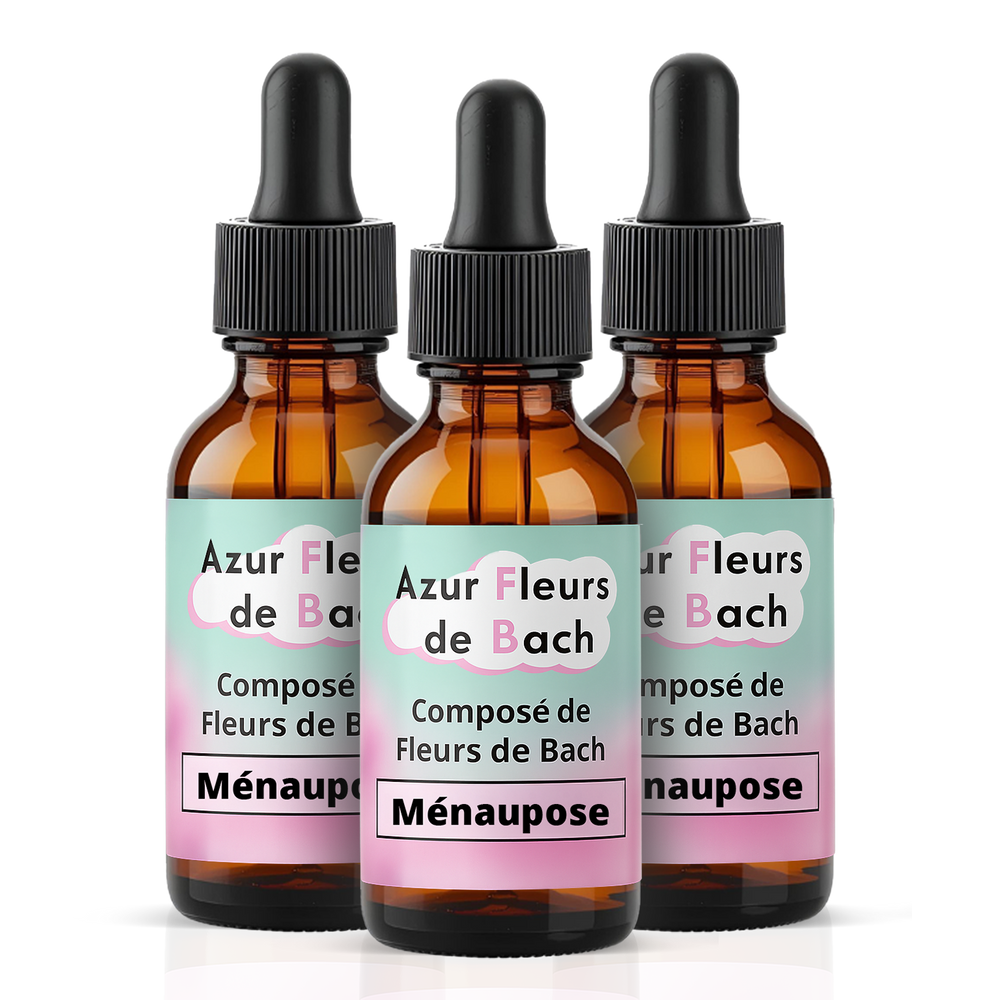Ménopause (Cure de 3 mois) | Équilibre & Confort intérieur | Fleurs de Bach