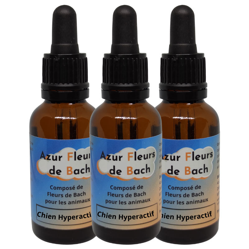 CHIEN HYPERACTIF | Fleurs de Bach | Flacon de 30ml
