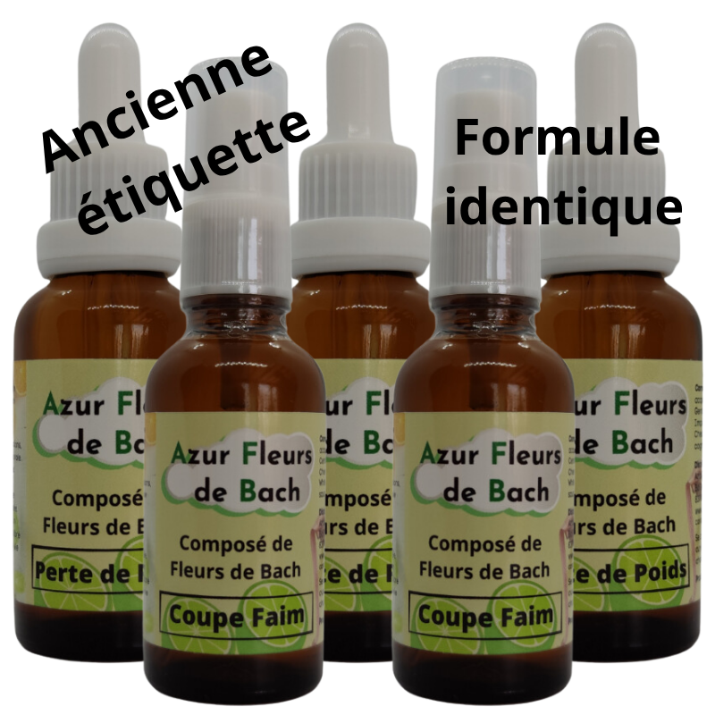 Lot Minceur | 2 Grignotage + 3 Minceur dont 1 Offert | Fleurs de Bach