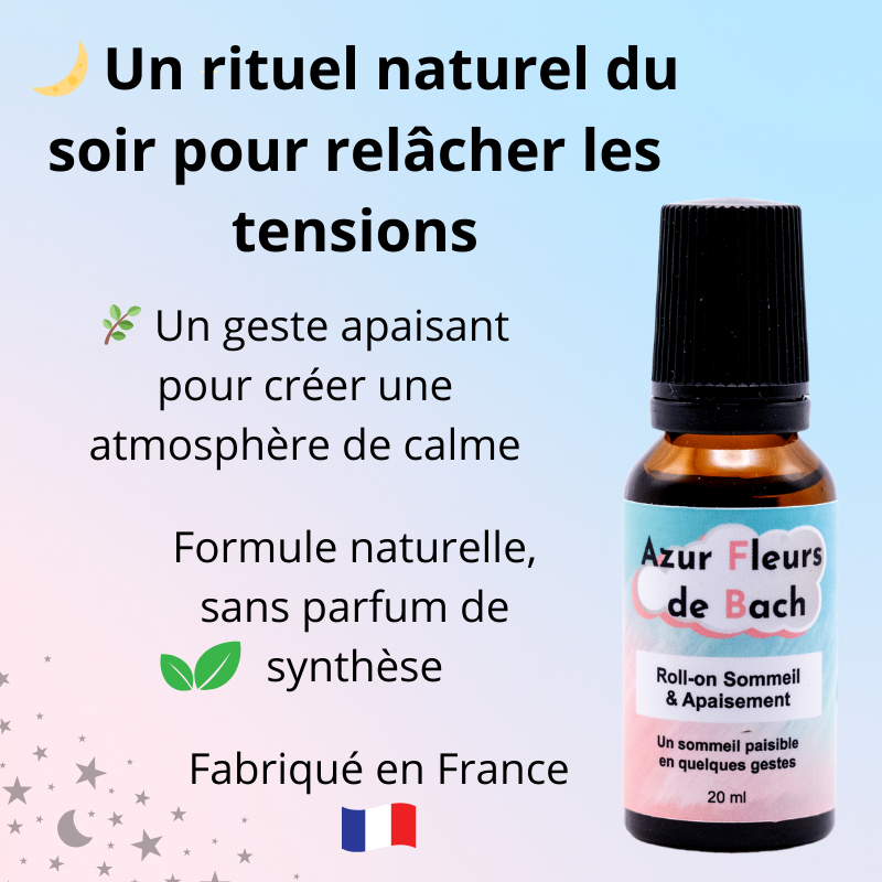 SOMMEIL NUIT PAISIBLE | Roll-on Fleurs de Bach | 20ml