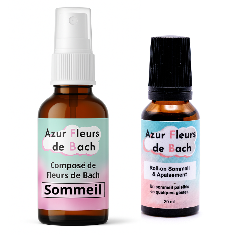 Pack Nuit Paisible | Roll-on + Spray Fleurs de Bach