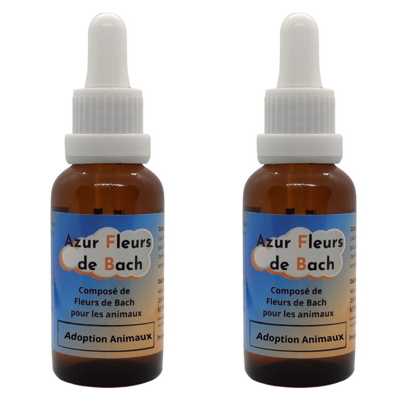 ADOPTION ANIMAUX | Fleurs de Bach | Flacon de 30ml