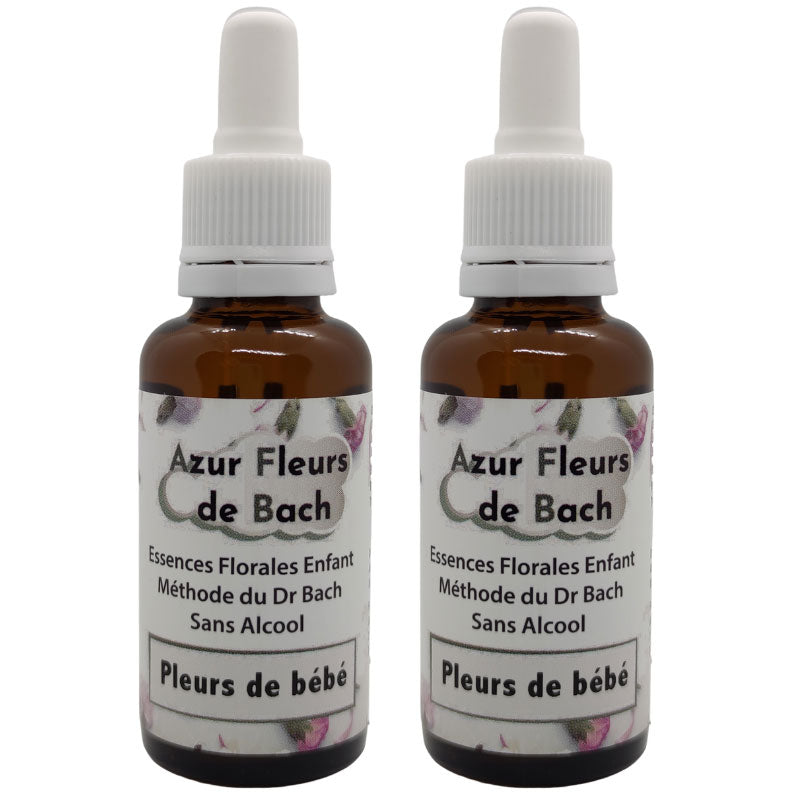 Pleurs de bébé | Fleurs de Bach sans alcool