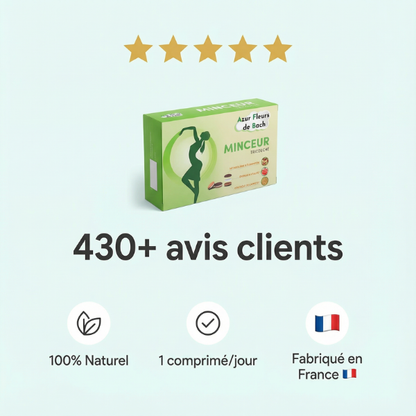 MINCEUR TRICOUCHE | Azur Fleurs de Bach | 30 comprimés