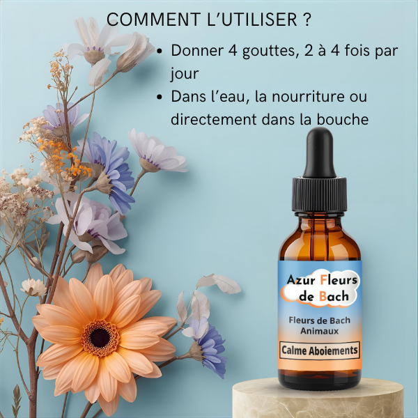Calme Aboiements | Fleurs de Bach sans alcool ajouté