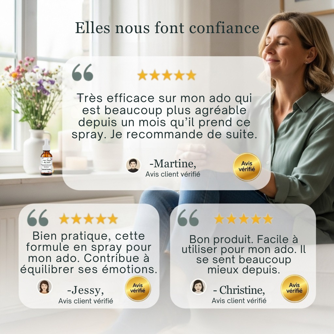 Ados Équilibre | Fleurs de Bach sans alcool