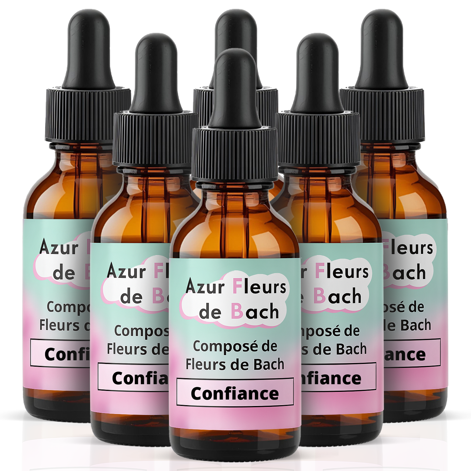 6 flacons de 30ml