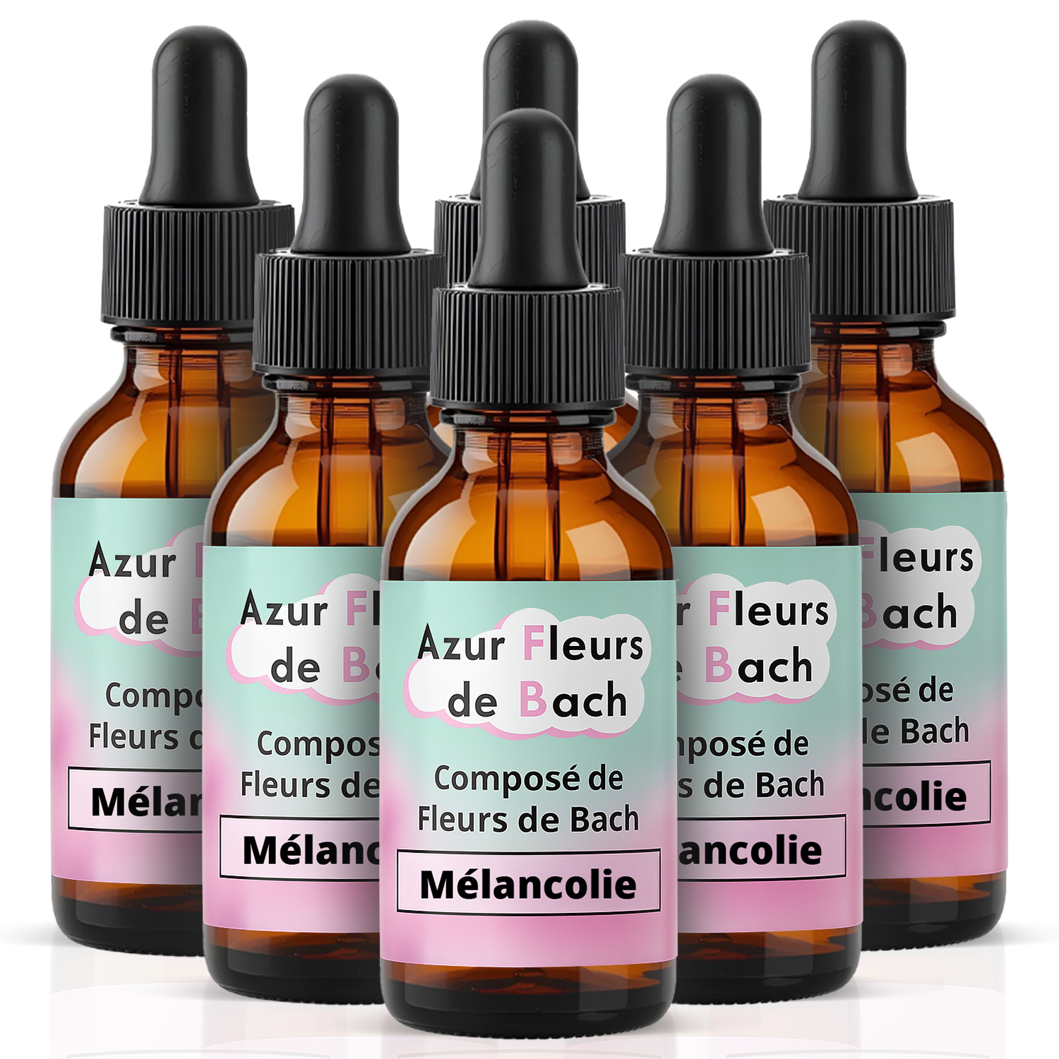 6 flacons de 30ml