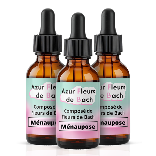 Ménopause (Cure de 3 mois) | Équilibre & Confort intérieur | Fleurs de Bach
