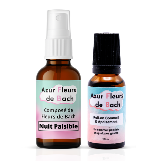 Pack Nuit Paisible | Roll-on + Spray Fleurs de Bach