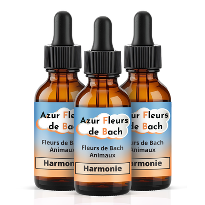 Harmonie entre animaux | Fleurs de Bach sans alcool ajouté