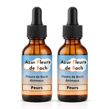 Peurs Animaux | Fleurs de Bach sans alcool ajouté