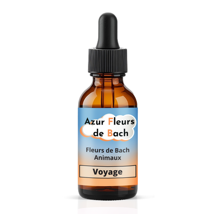 Voyage animaux | Fleurs de Bach sans alcool ajouté