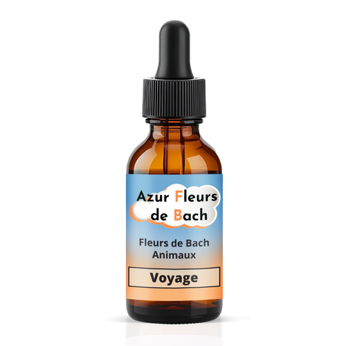 Voyage animaux | Fleurs de Bach sans alcool ajouté