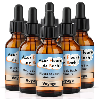 Voyage animaux | Fleurs de Bach sans alcool ajouté
