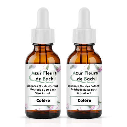 Colère Enfant | Fleurs de Bach sans alcool