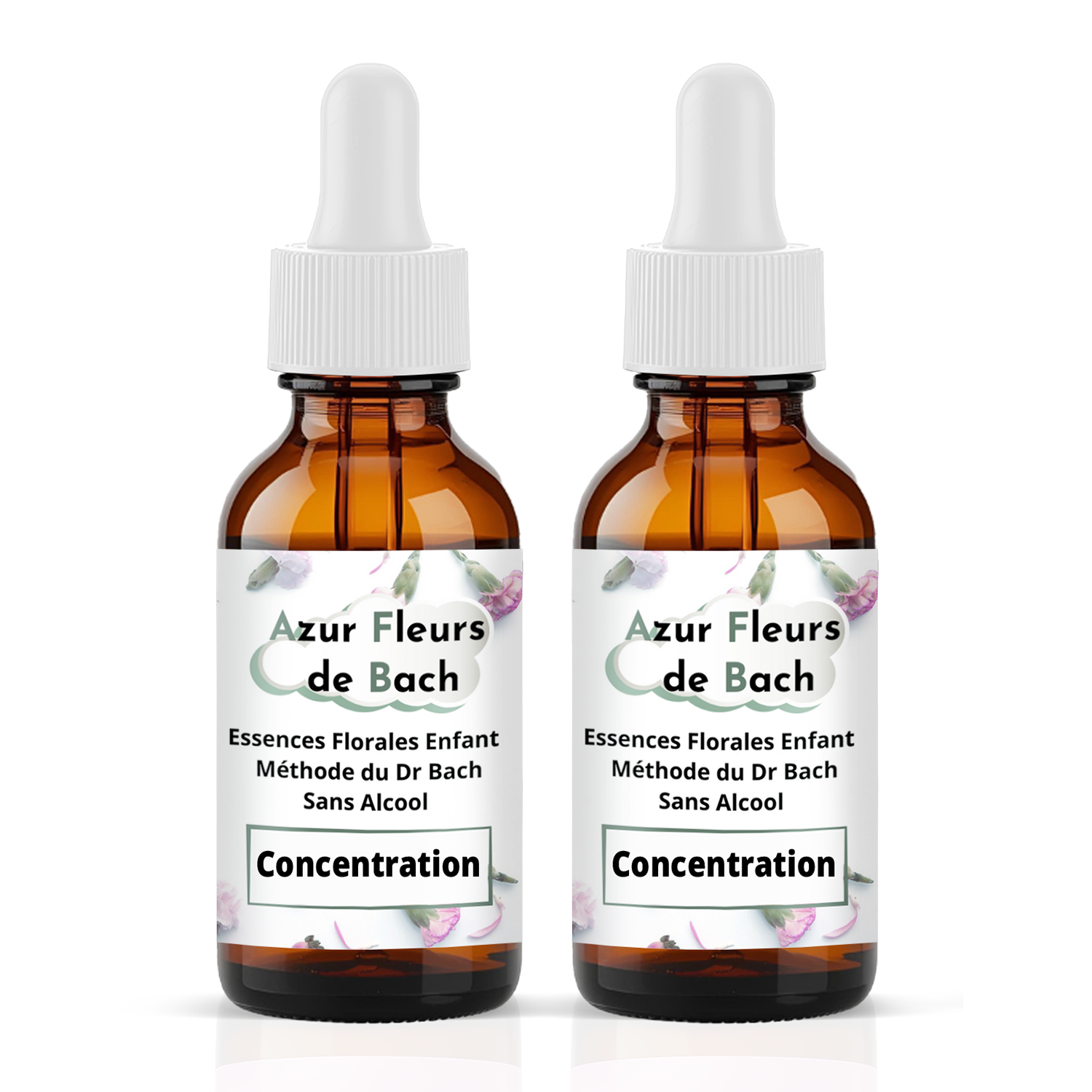 2 flacons sans alcool (2x30ml)