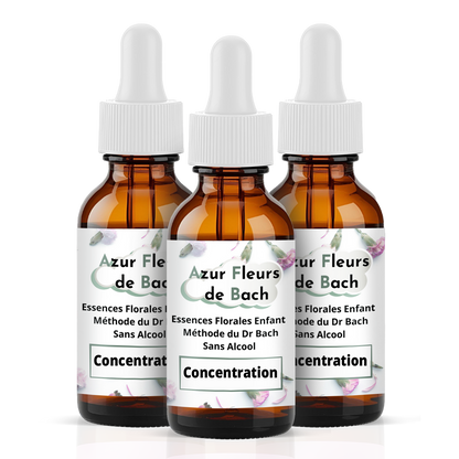 Concentration Enfant | Fleurs de Bach sans alcool