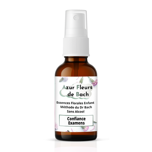 Confiance & Examens | Fleurs de Bach sans alcool