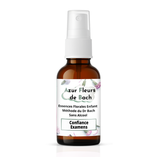 Confiance & Examens | Fleurs de Bach sans alcool