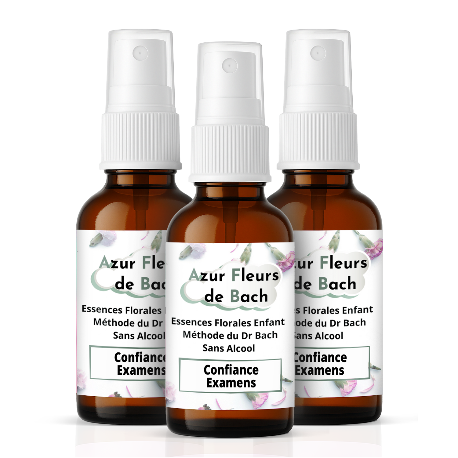 3 sprays sans alcool (3x30ml)