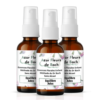 Ados Équilibre | Fleurs de Bach sans alcool