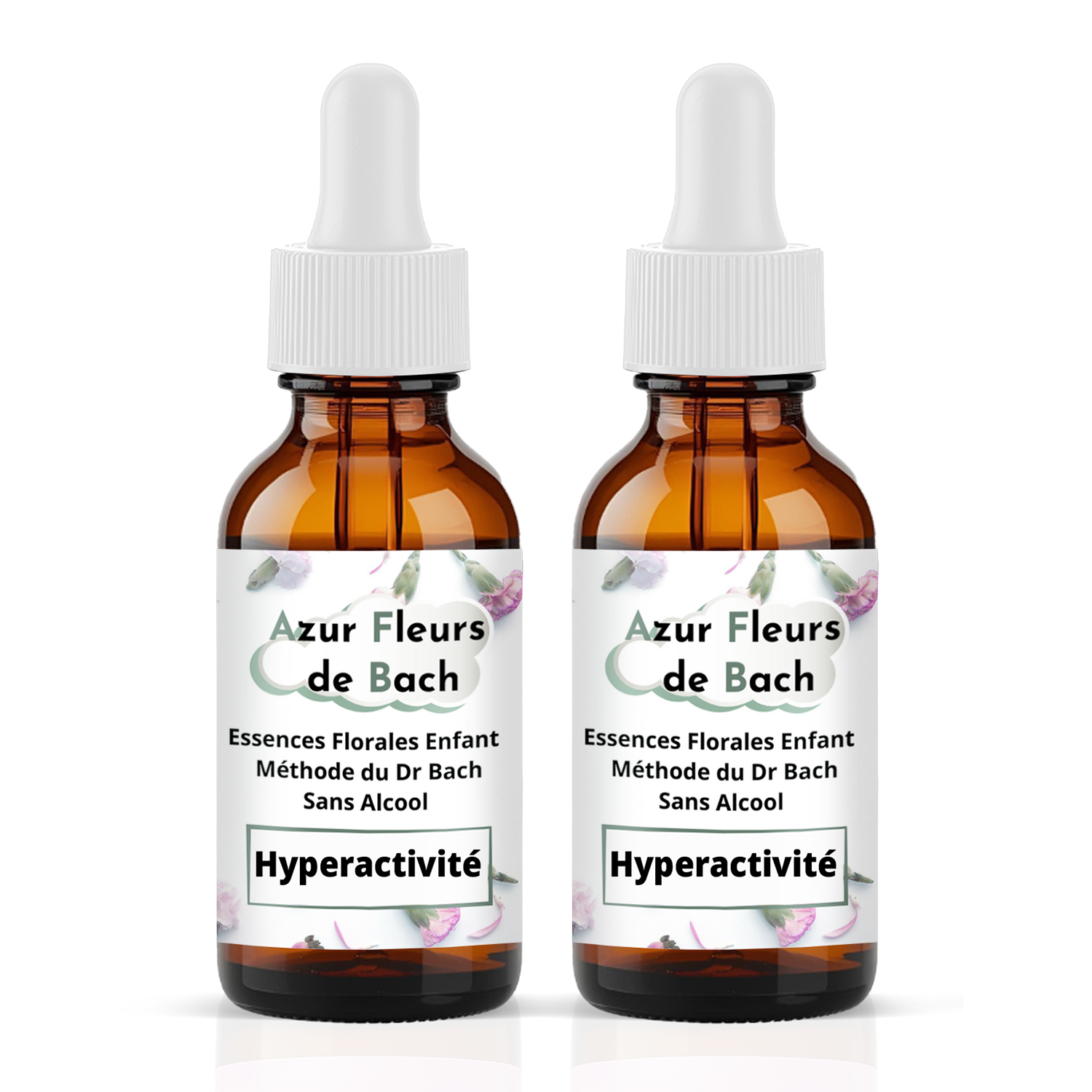 2 flacons sans alcool (2x30ml)