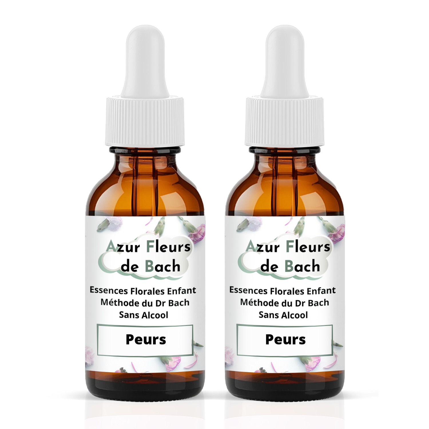 2 flacons sans alcool (2x30ml)