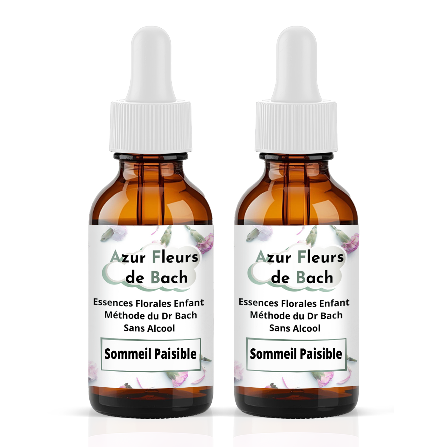 2 flacons sans alcool (2x30ml)