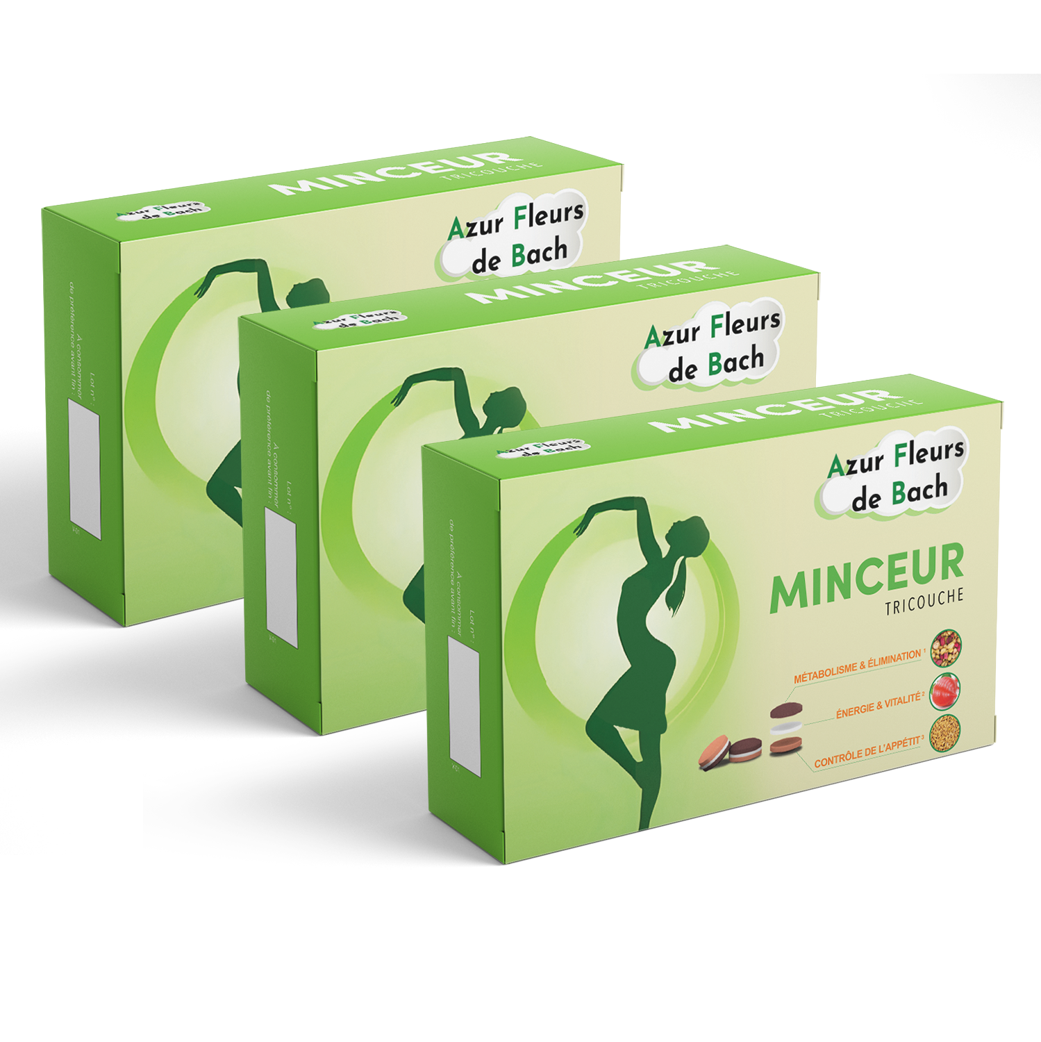 3 boites (90 comprimés)