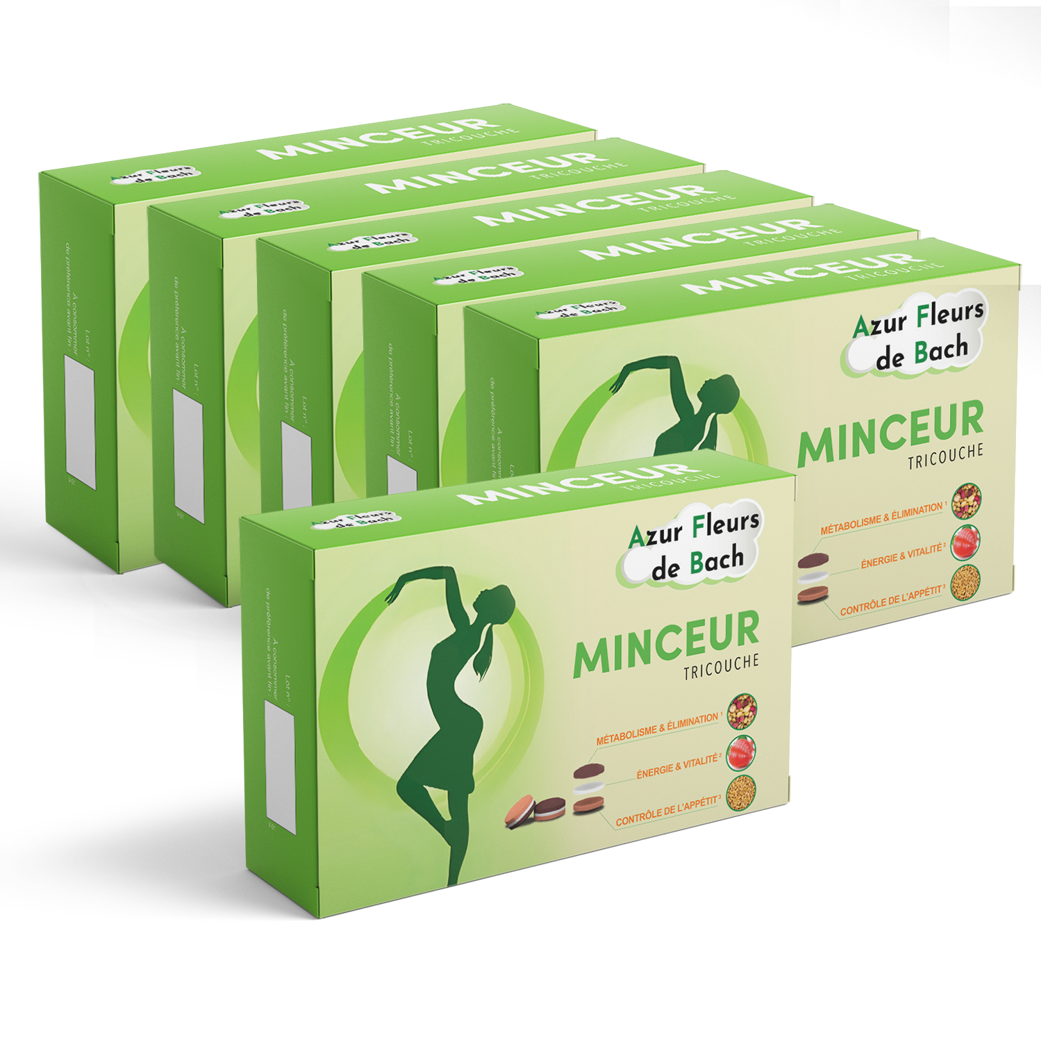 6 boites (180 comprimés)