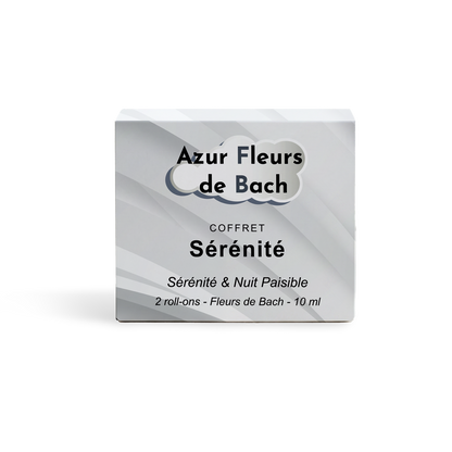 COFFRET SÉRÉNITÉ | 2 Roll-ons Fleurs de Bach | 10 ml chacun