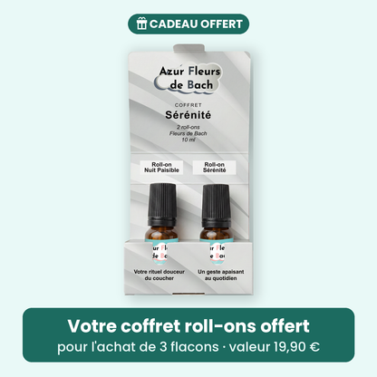 Coffret roll-ons Sérénité offert pour l'achat de 3 flacons, valeur 19,90 €