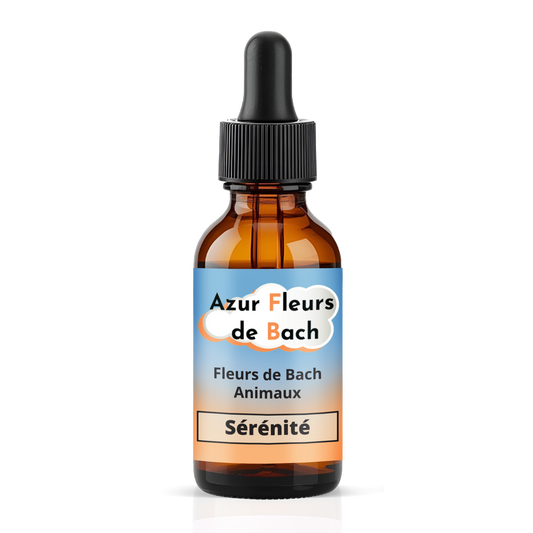 Sérénité Animaux Stressés  | Fleurs de Bach sans alcool ajouté