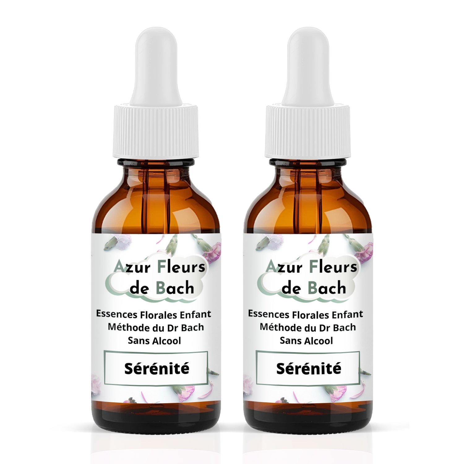 2 flacons sans alcool (2x30ml)