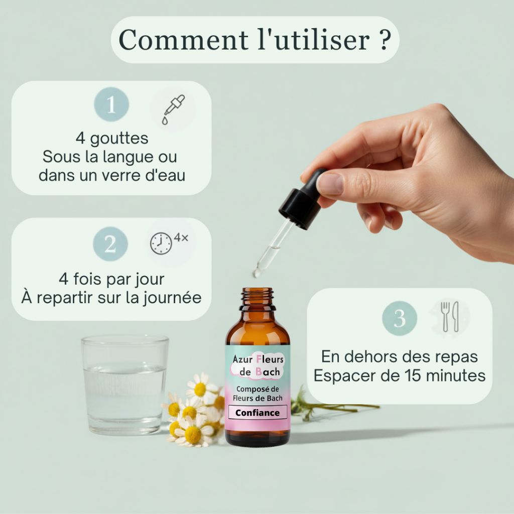 Confiance | Assurance & Estime de soi | Fleurs de Bach