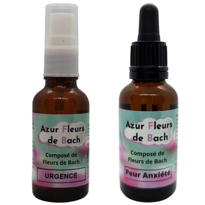 Pack Sérénité : Fleurs de Bach "Peurs" et "Urgence"
