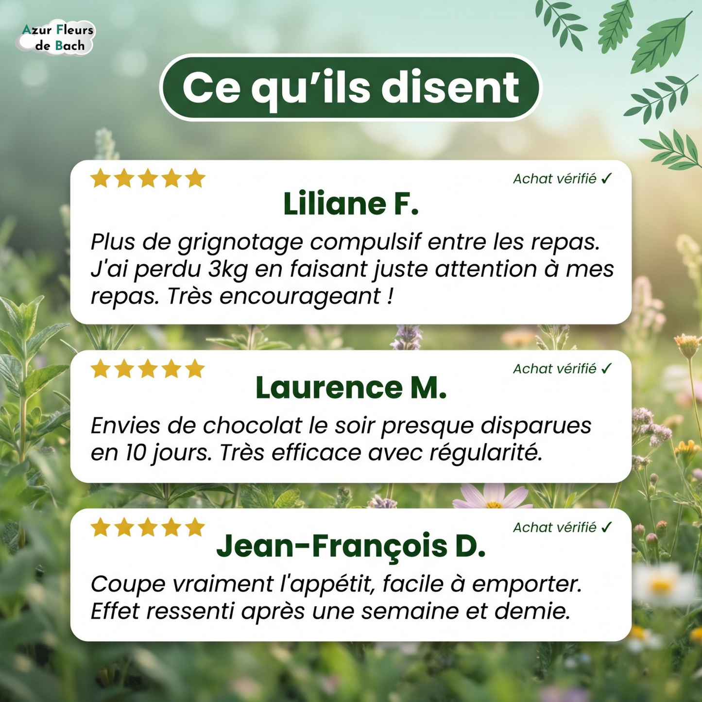 Grignotage émotionnel | Fleurs de Bach | Spray 30ml