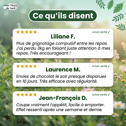 Grignotage émotionnel | Fleurs de Bach | Spray 30ml