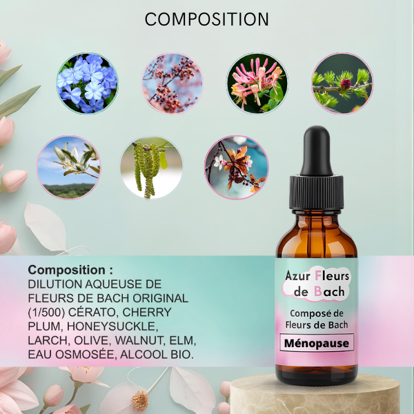 Ménopause | Équilibre & Confort intérieur | Fleurs de Bach