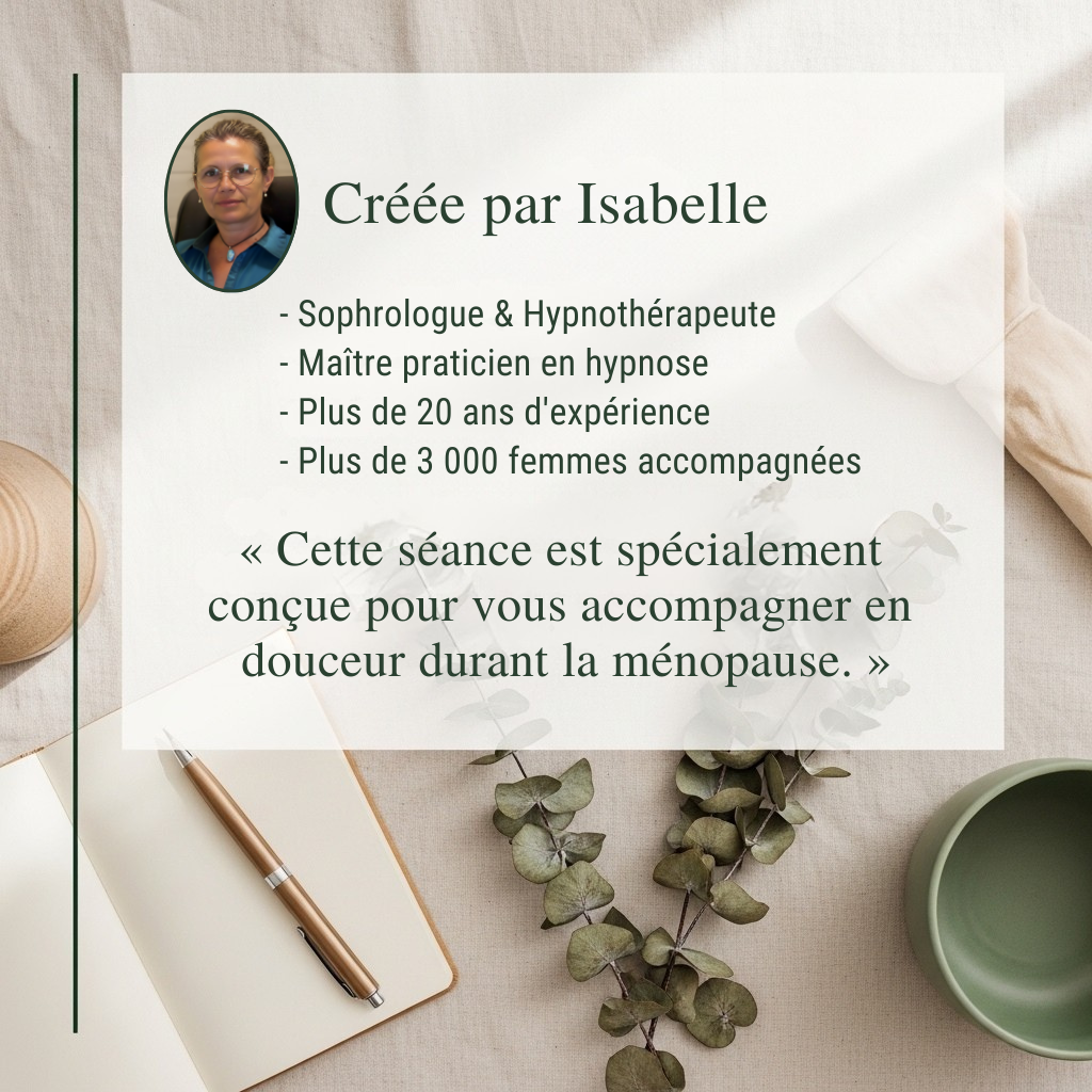 Ménopause — Rituel d'apaisement express | Séance hypnose guidée 12 min