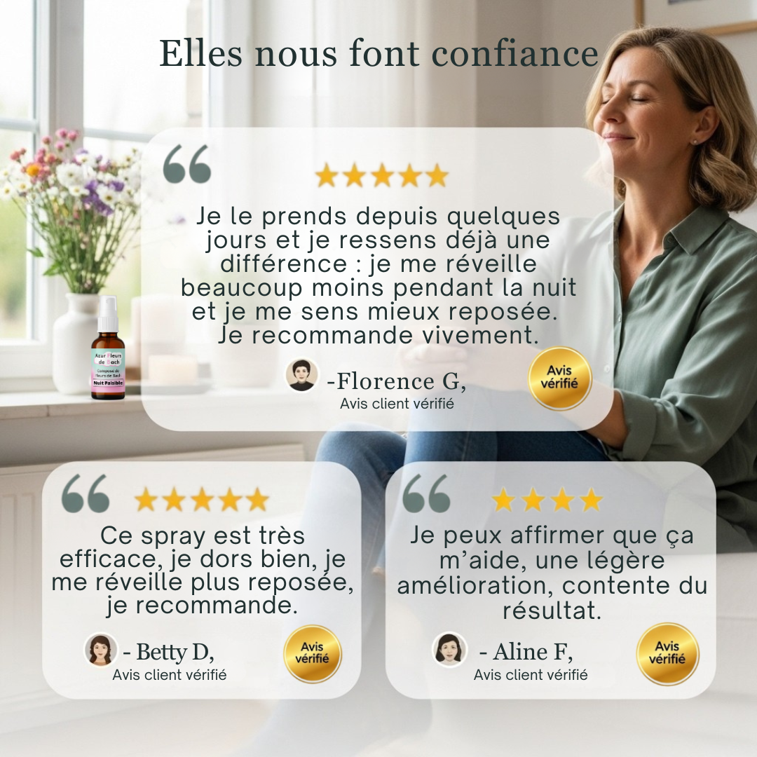 Sommeil Nuit paisible | Fleurs de Bach