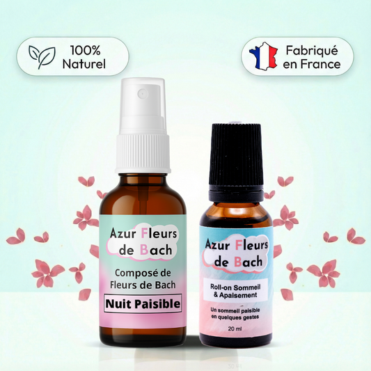 Pack Nuit Paisible | Roll-on + Spray Fleurs de Bach