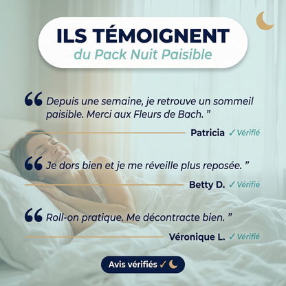 Pack Nuit Paisible | Roll-on + Spray Fleurs de Bach