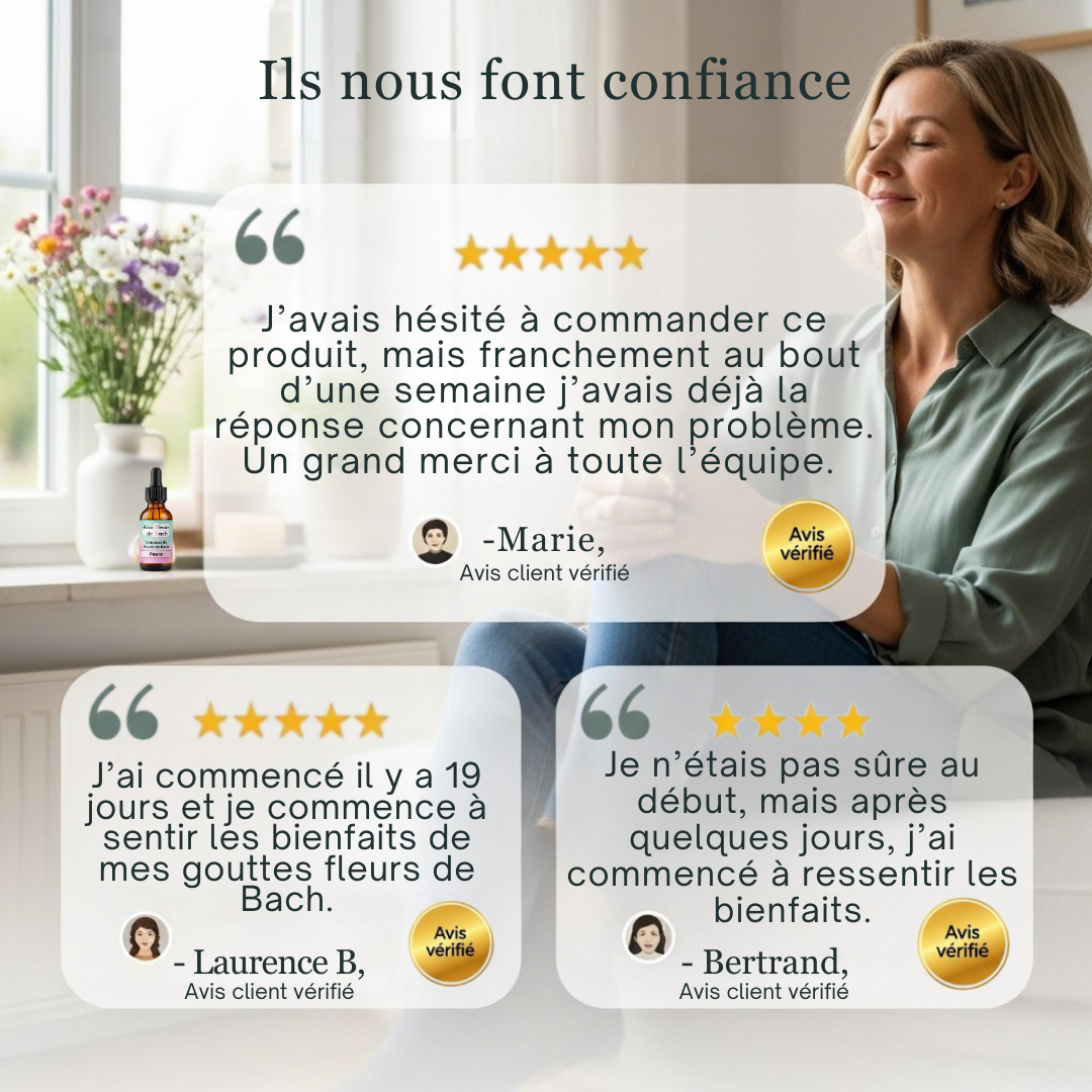 Peurs | Courage & Force intérieure | Fleurs de Bach