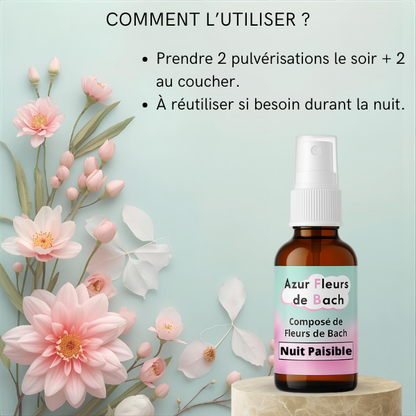 Sommeil Nuit paisible | Fleurs de Bach