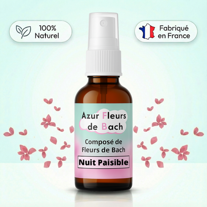 Sommeil Nuit paisible | Fleurs de Bach