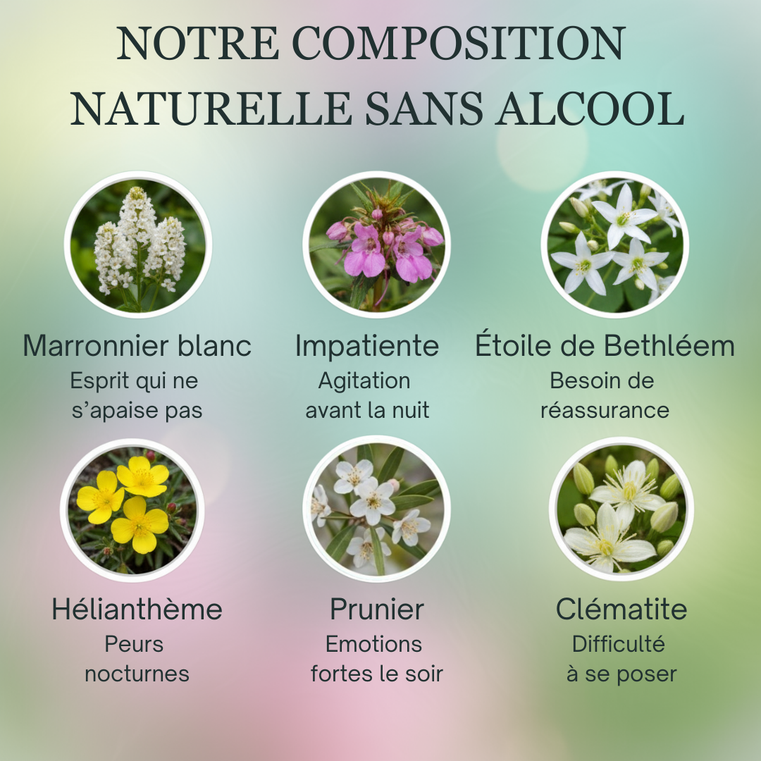 Sommeil Paisible Enfant | Fleurs de Bach sans alcool