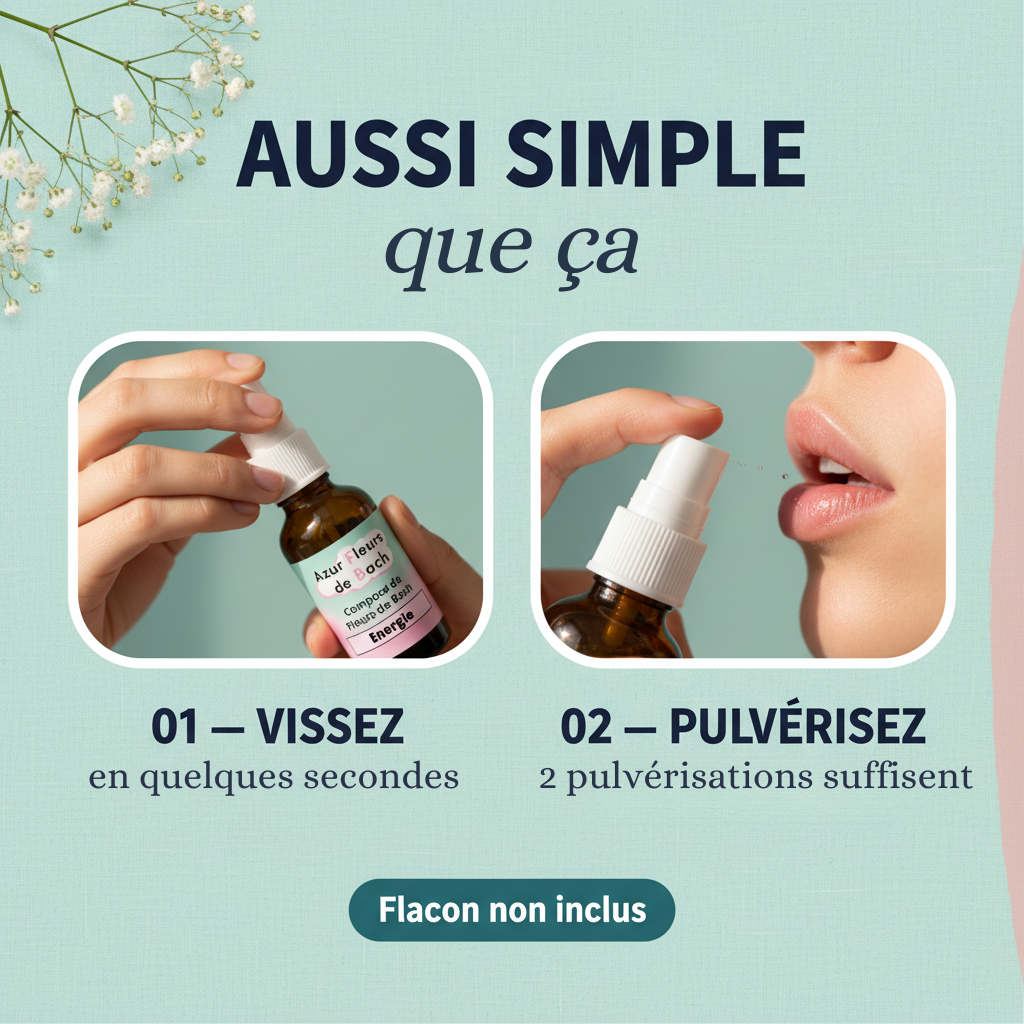 Pompe Spray pour flacon de 30ml