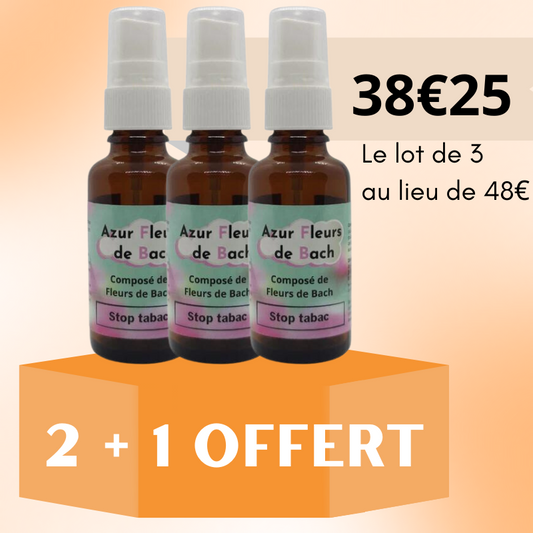 PROMO STOP TABAC | Fleurs de Bach | 1 spray de 30ml OFFERT